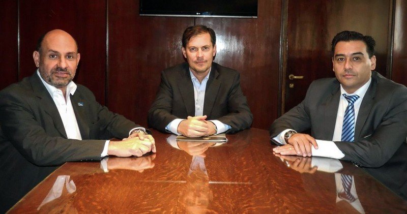 Autoridades de la Lotería de Santa Fe recibieron al nuevo gerente de City Center Rosario 