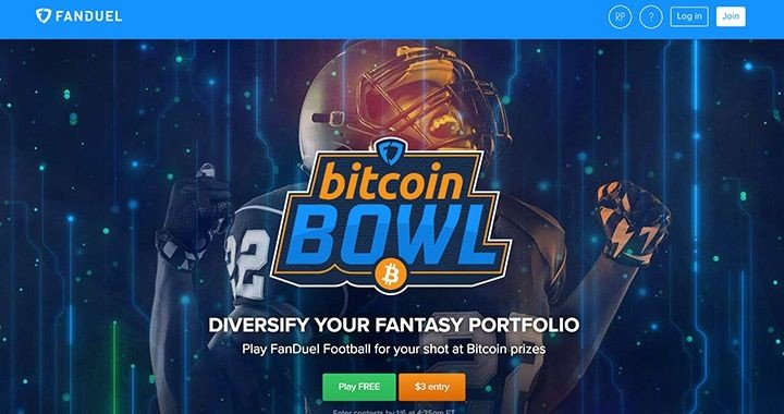 FanDuel entregará premios en bitcoins
