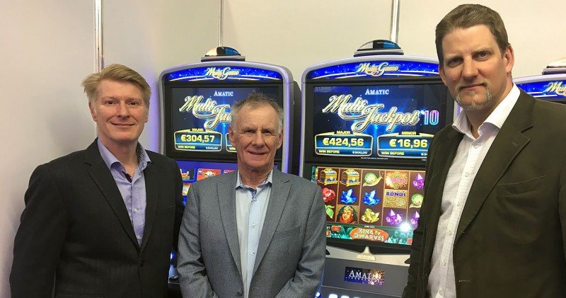 Amatic lanzó su nuevo sistema de jackpot en Irish Gaming Show