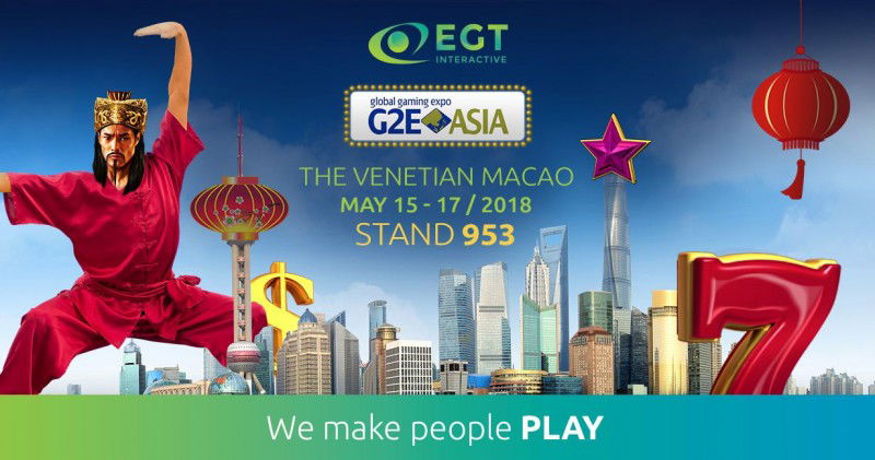 EGT Interactive participará de la Global Gaming Expo G2E Asia