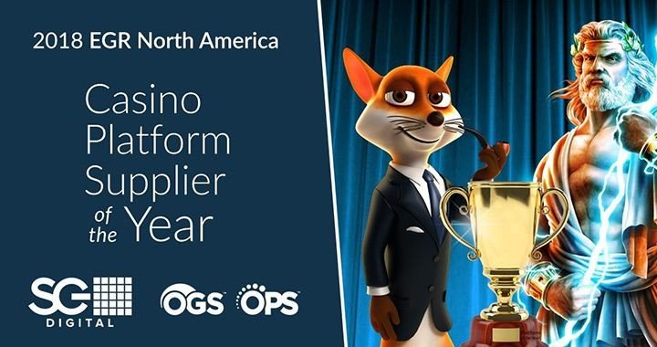 Scientific Games wins Best Casino Platform Supplier at 2018 EGR North America Awards