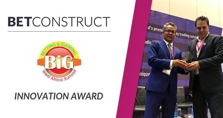 BetConstruct ganó el Premio a la Innovación en Sports Betting West Africa