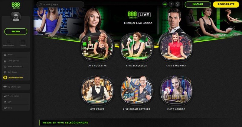 888casino NJ unveils range of Live Dealer games