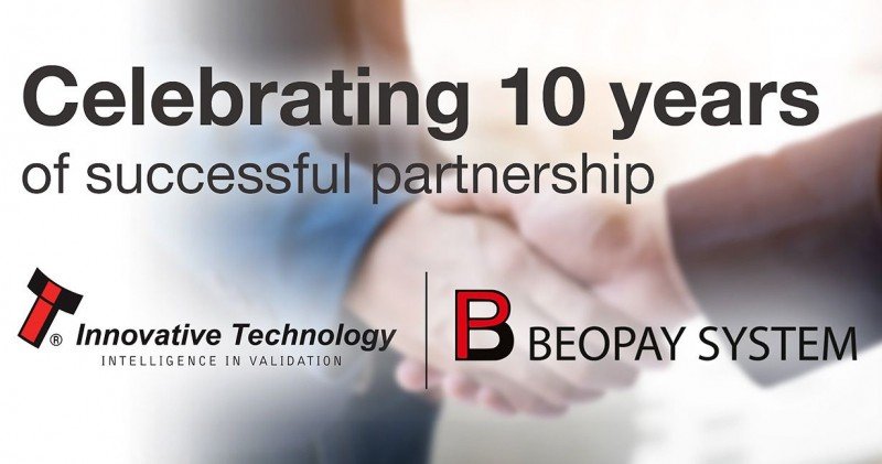 BEOPAY SYSTEM celebrate 10 years as ITL Trading Partner 