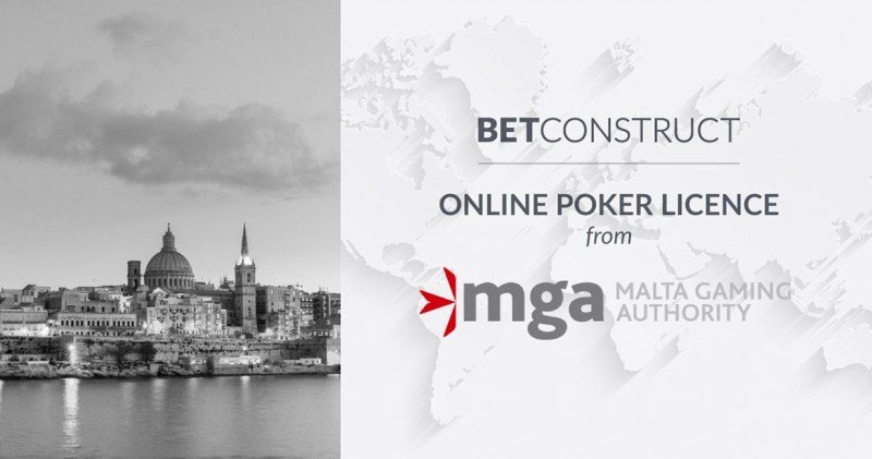 BetConstruct proveerá su software para poker online en Malta