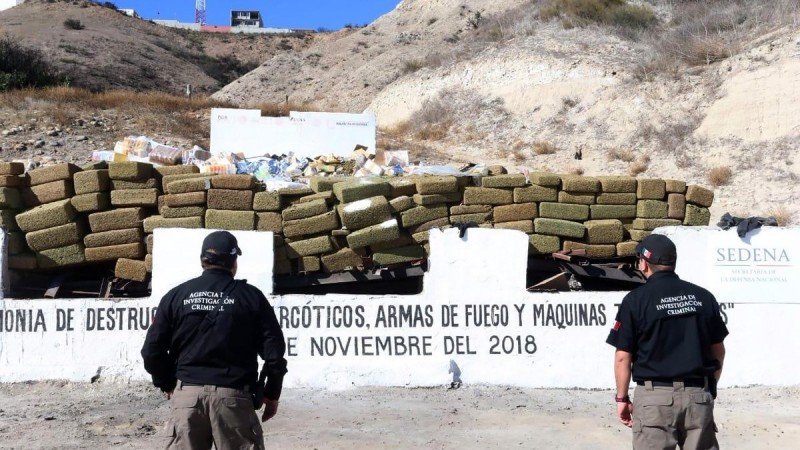 México: destruyen cerca de 60 tragamonedas confiscadas en Tijuana