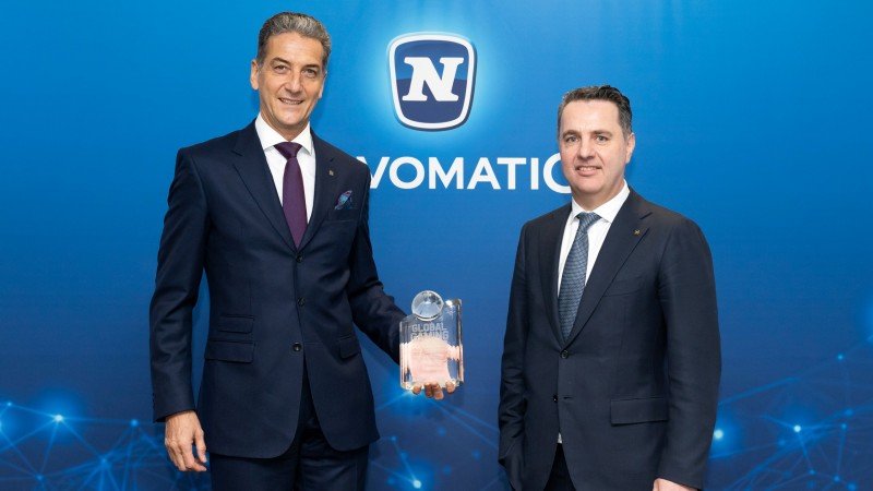 Novomatic recibió en ICE el premio al proveedor de casino del año