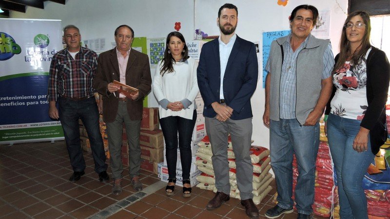 El IPLyC y Telekino entregaron una nueva tonelada de alimentos en la provincia de Buenos Aires