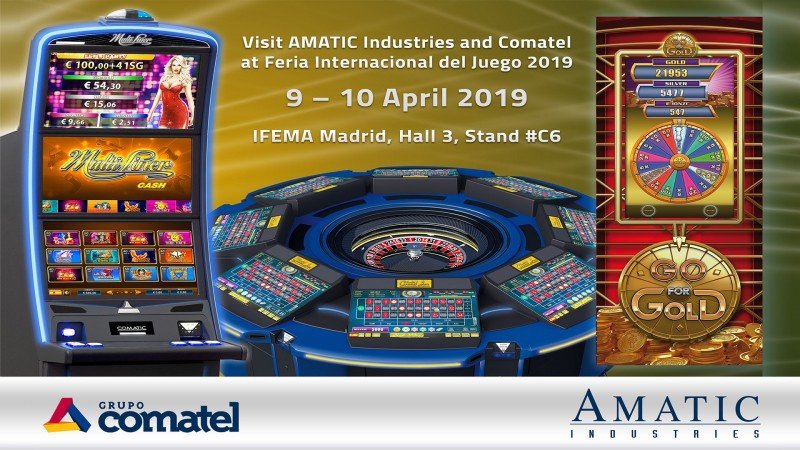 Amatic exhibirá en España junto a su socio Comatel