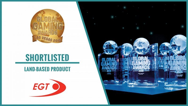 El gabinete de EGT es finalista de los Global Gaming Awards 2019