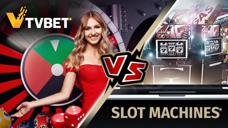 TVBET sets out the main differences between live games and slots