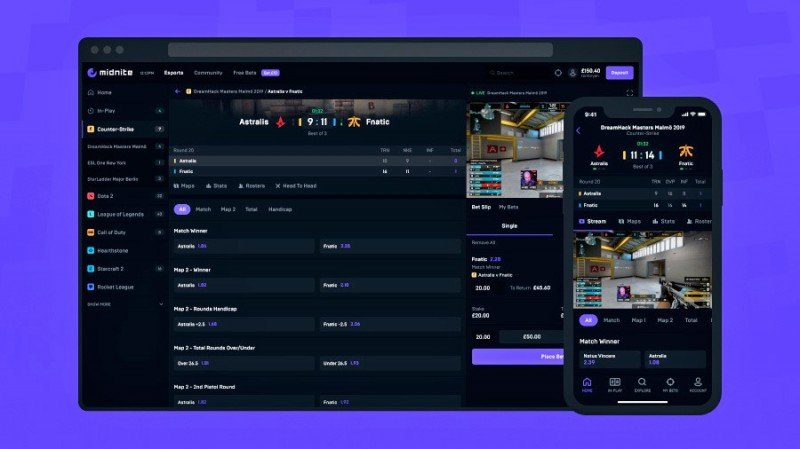 UK startup Midnite collects USD 2.5 for its esports betting platform