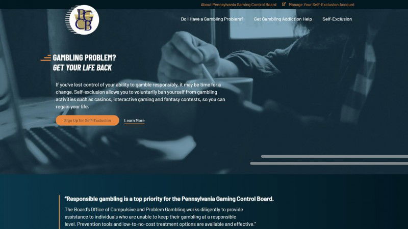 Pennsylvania Gaming Control Board Launches New Problem Gambling Website ...