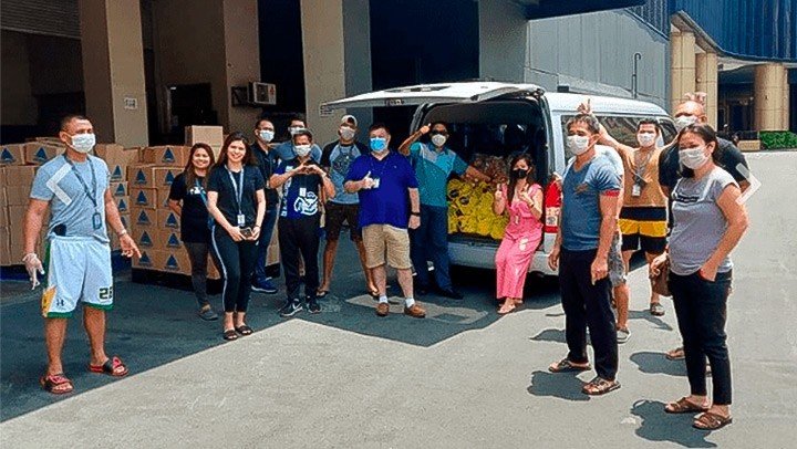 Aristocrat anunció donaciones de alimentos en Filipinas