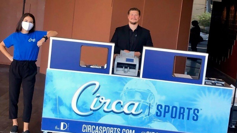 Circa Sports offers curbside sports betting at Las Vegas' Golden Gate