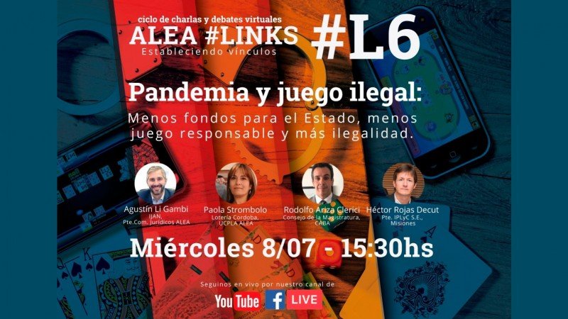 "Pandemia y juego ilegal": ejes del nuevo debate online de ALEA