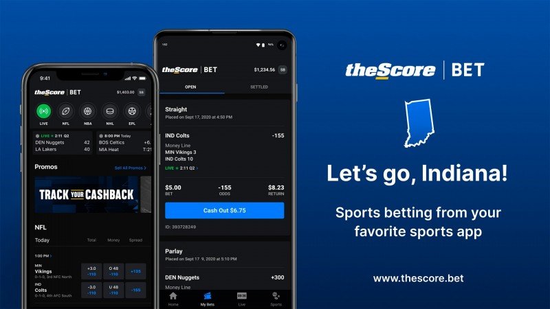 TheScore Bet app now live in Indiana
