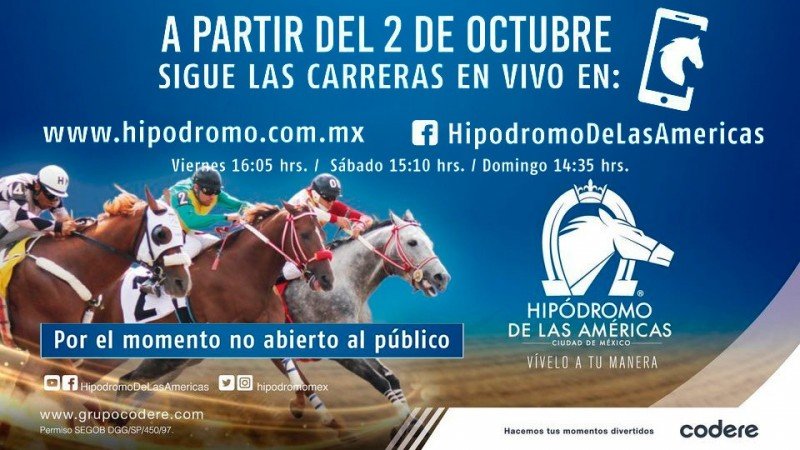 Vuelven las carreras al Hipódromo de las Américas de Codere en México
