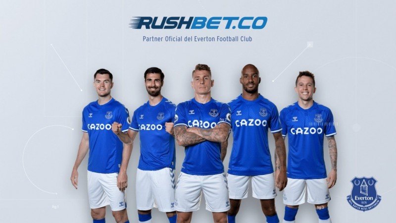 El club de fútbol británico Everton eligió a RushBet.co para firmar su primer acuerdo en Colombia