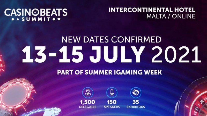 CasinoBeats Summit 2021 moves to July 13-15