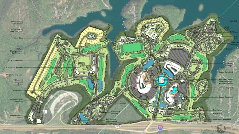 Georgia developer unveils three proposed sites for casinos