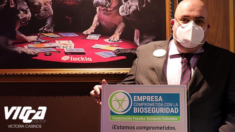 Los casinos de Vicca Group en Colombia obtienen un sello que garantiza la bioseguridad 
