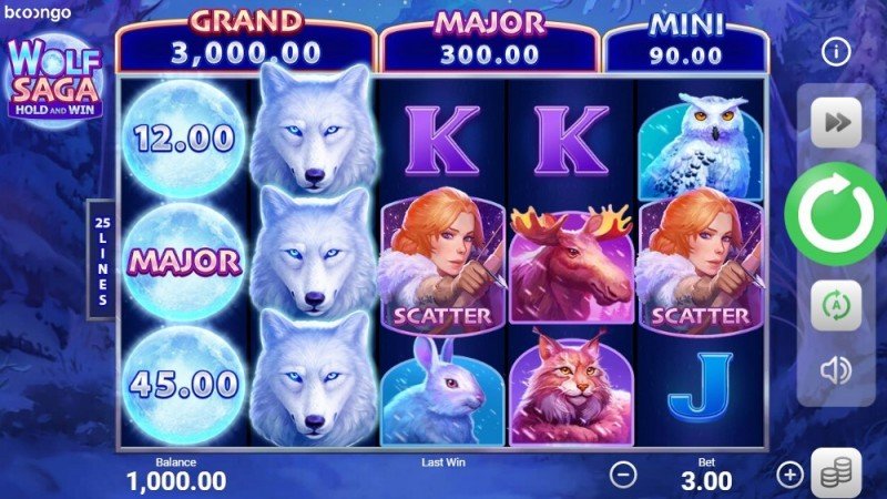 Booongo introduces Wolf Saga slot game