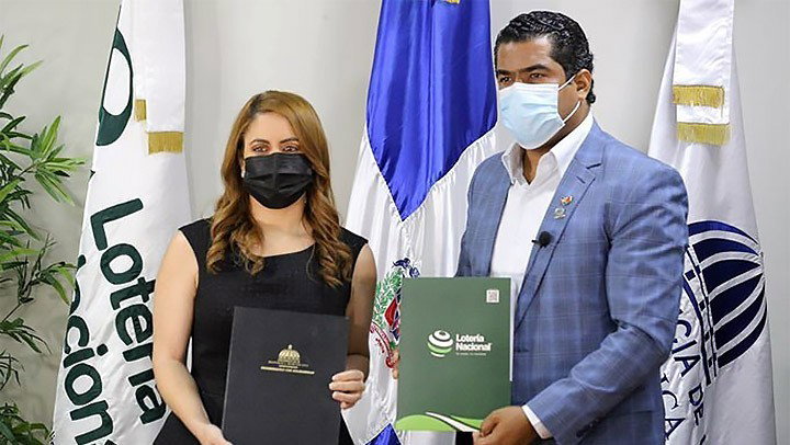 La Lotería firma un acuerdo de cooperación que beneficiará a los sectores vulnerables de Dominicana
