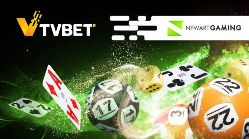 TVBET con sus juegos de cartas y loterías se asocia al proveedor de software NewArt Gaming