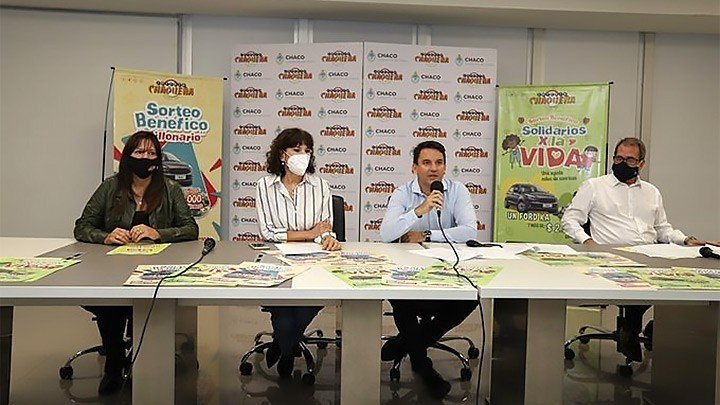 Lotería Chaqueña presentó la edición 2021 de sus sorteos solidarios