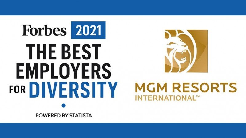 MGM ranked on Forbes Best Employers for Diversity 2021