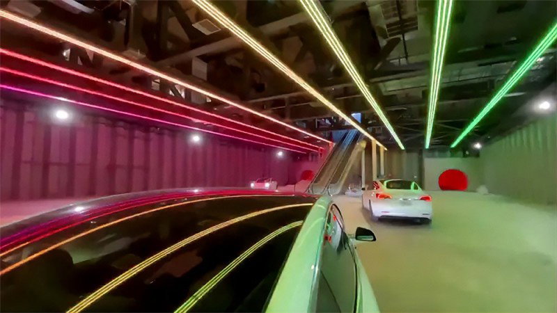 The Boring Company's Las Vegas Loop with Tesla vehicles connects to its  first resort