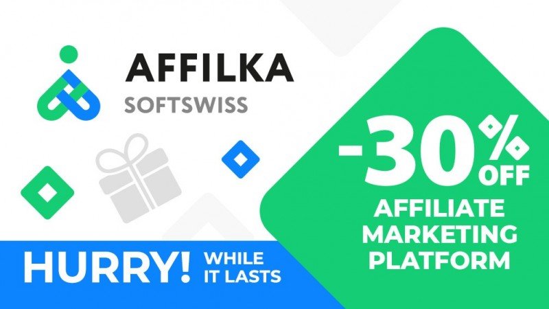 Affilka by SOFTSWISS continues to offer 30% discount for new clients