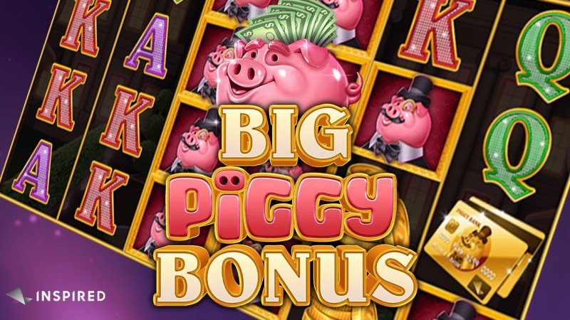 Inspired unveils new pig-themed online slot game Big Piggy Bonus