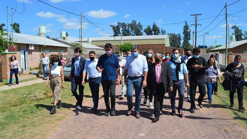 Argentina: el gobernador de Chaco, Jorge Capitanich, acompañó las obras de la Lotería Chaqueña