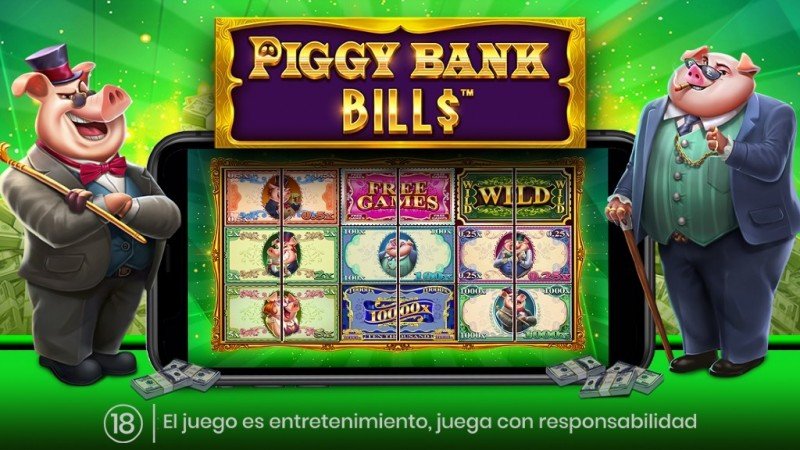 Pragmatic Play presenta su nuevo Piggy Bank Bills