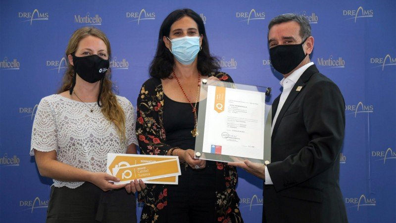 Dreams obtiene en Chile la certificación que acredita que sus hoteles son cinco estrellas