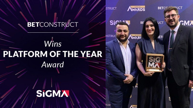 BetConstruct se llevó con "Spring" el premio SiGMA a la plataforma del año