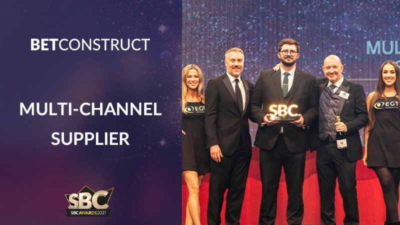 BetConstruct wins as Multi-Channel Supplier of the Year at SBC Awards 