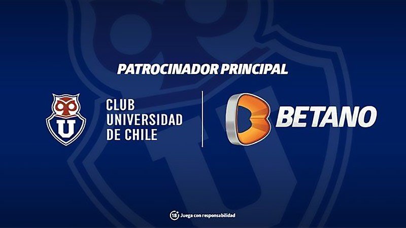 Betano será el sponsor principal del Club Universidad de Chile