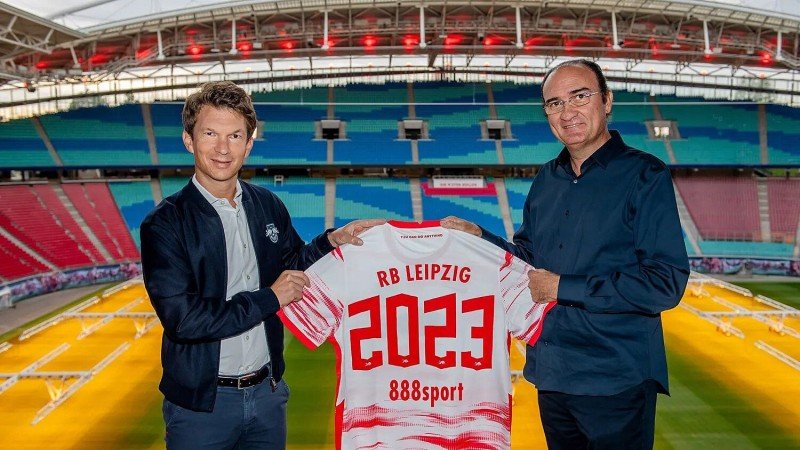888sport debutó como auspiciante del RB Leipzig de la Liga Alemana de Fútbol