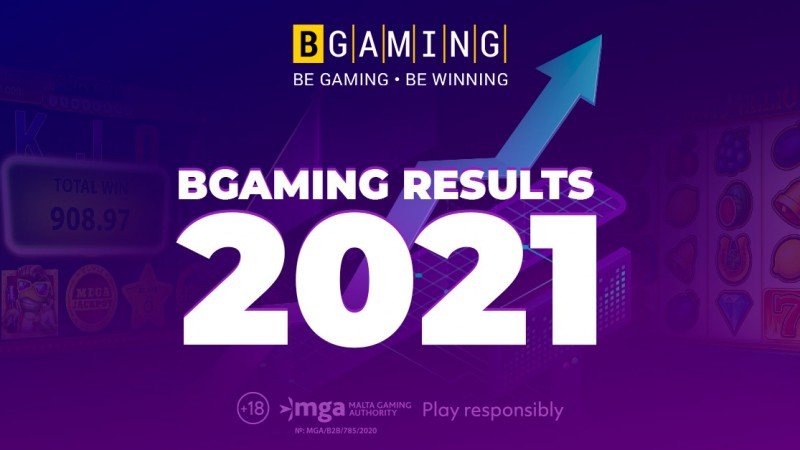 BGaming duplica ingreso brutos y apuestas en 2021, el año "más exitoso de su historia"