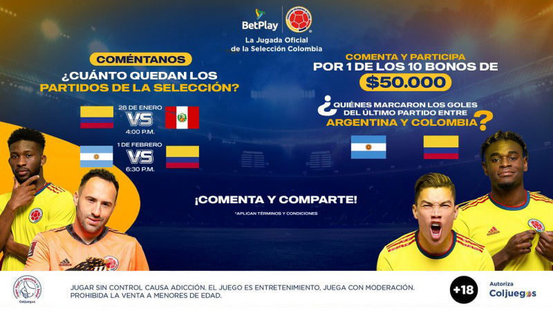 BetPlay: "Desde Que Trabajamos Con La Selección De Fútbol De Colombia ...