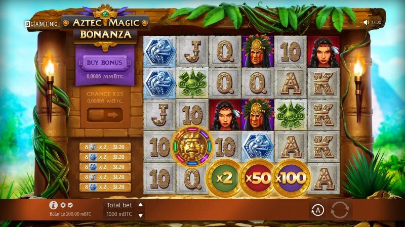 BGaming presentó su nueva slot online Aztec Magic Bonanza
