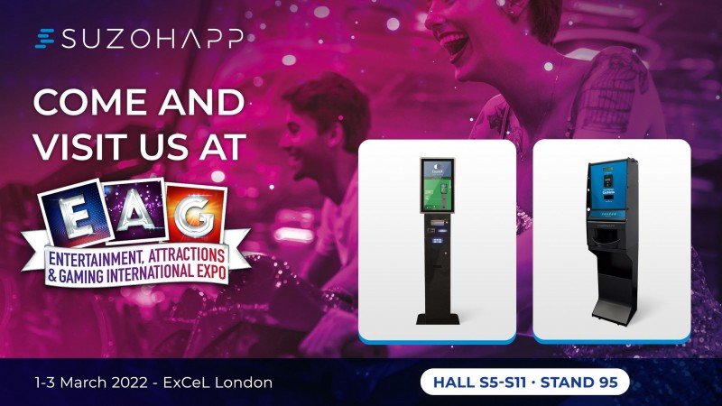 SUZOHAPP to introduce innovations, new contactless change machine at EAG 2022