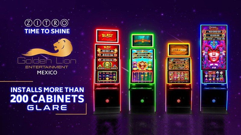Zitro installs over 200 GLARE cabinets at Golden Lion casinos in Mexico