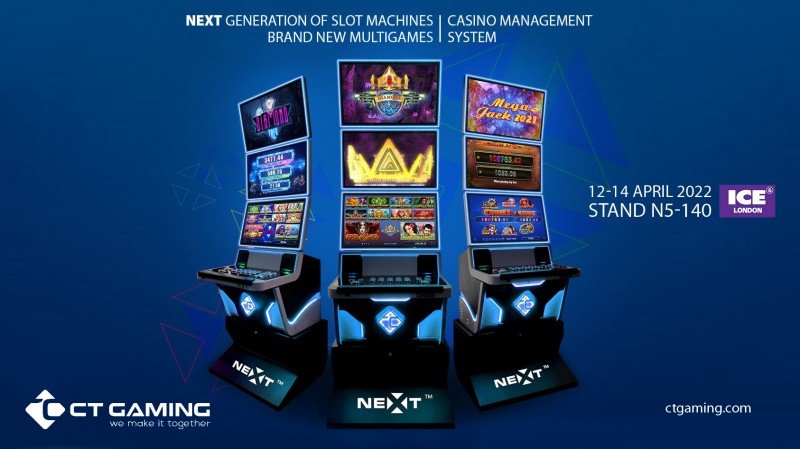 CT Gaming's new multigame slot machine Next to take center stage at ICE London