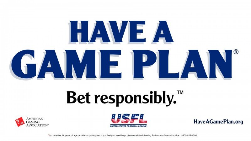 USFL joins AGA's 'Have a Game Plan' campaign to promote responsible sports betting