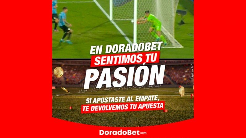 DoradoBet devuelve dinero a quienes apostaron al empate en Uruguay versus Perú