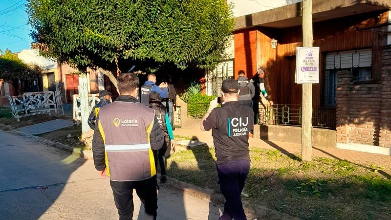Lotería de la Ciudad de Buenos Aires participó de ocho allanamientos conjuntos